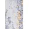 Image de Tapis polyester grey / gold 244 x 305 cm