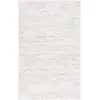 Image de Tapis en polyester blanc/gris, 91 x 152 cm
