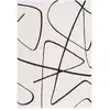 Image de Tapis polyester ivory / black 160 x 229 cm
