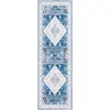 Image de Tapis polyester navy / ivory 76 x 244 cm