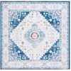 Image de Tapis polyester navy / ivory 183 x 183 cm