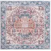 Image de Tapis polyester red / navy 183 x 183 cm