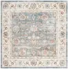 Image de Tapis polyester vert/beige 183 x 183 cm