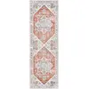 Image de Tapis polyester ivory / rust 76 x 244 cm