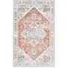 Image de Tapis polyester ivory / rust 122 x 183 cm