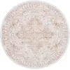 Image de Tapis polyester beige / gold 183 x 183 cm