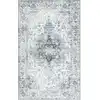 Image de Tapis polyester ivory / blue 122 x 183 cm
