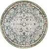 Image de Tapis polypropylène vert/turquoise 122 x 122 cm