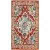 Image de Tapis orange / light blue 61 x 91 cm