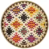 Image de Tapis ivory / multi 122 x 122 cm