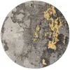 Image de Tapis grey / yellow 201 x 201 cm
