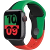 Image de Bracelet Sport Apple Watch Series 1 - 9 / SE (38/40/41 mm) | Series 10 / 11 (42 mm) - Taille M/L - Black Unity