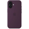 Image de Coque en silicone MagSafe Apple iPhone 16 - Plum