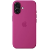 Image de Coque en silicone MagSafe Apple iPhone 16 - Fuchsia