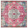 Image de Tapis fuchsia/sarcelle 122 x 122 cm