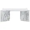 Image de Table basse en bois de couleur blanche