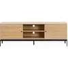 Image de Meuble tv 2 portes effet bois 160 cm