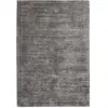 Image de Tapis moderne en soie gris foncé 120x170 cm