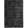 Image de Tapis moderne en soie gris anthracite 120x170 cm
