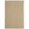 Image de Tapis herbe de mer natural / ivory 122 x 183 cm