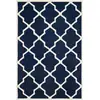 Image de Tapis laine bleu 122 x 183 cm