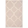 Image de Tapis laine rose 61 x 91 cm