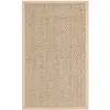 Image de Tapis herbe de mer beige 91 x 152 cm