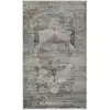 Image de Tapis viscose gris 122 x 170 cm