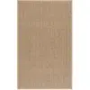 Image de Tapis herbe de mer beige 122 x 183 cm