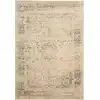 Image de Tapis viscose beige 160 x 229 cm