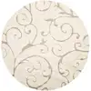 Image de Tapis en polypropylène beige, 122 cm
