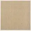 Image de Tapis herbe de mer beige 183 x 183 cm