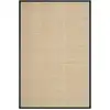 Image de Tapis herbe de mer naturel/noir 152 x 244 cm
