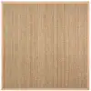Image de Tapis herbe de mer beige 183 x 183 cm