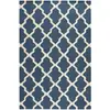 Image de Tapis laine bleu 183 x 274 cm