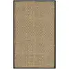 Image de Tapis herbe de mer naturel/noir 61 x 91 cm