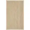 Image de Tapis en herbiers marins beige, 91 x 152 cm