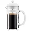 Image de Cafetière à piston 8 tasses crème blanc en verre H24.5