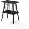 Image de Socle pour tourne-disque en noir