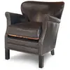 Image de Fauteuil en cuir marron