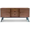 Image de Buffet en noyer marron