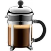 Image de Cafetière 4 tasses 0,5 l en inox transparent en verre H18