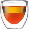 Image de Set de 2 verres 8 cl double parois transparents / cristal