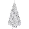 Image de Sapin de Noël artificiel décoration d'intérieur blanc 210 cm