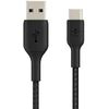 Image de Belkin Boost Charge   Braided USB-C vers câble USB - 3 mètres - Noir