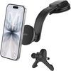 Image de Belkin Support Téléphone Magnétique Qi2 - Chargeur Voiture avec Adaptateur 27W - Tableau de bord / Grille de ventilation
