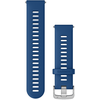 Image de Bracelet silicone - Connexion Garmin 22 mm - Tidal Blue