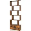 Image de Bibliothèque ètagère 5 niveaux marron 70 x 23 x 183 cm