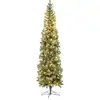 Image de Sapin de noël moitié décoration de vacances vert 210 cm