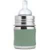 Image de Biberon en inox évolutif 150ml Vert